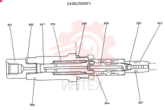 VALVE PRESSURE RELIE 2436U2820F1