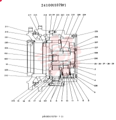 HYDRAULIC MOTOR 24100U1079F1