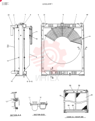 Схема (SK300LC) - MARK III EXCAVATOR ASN YC0738-0815 (1/93-12/93) 2452U405F1