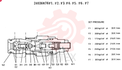 VALVE PRESSURE RELIE 24036R76F1