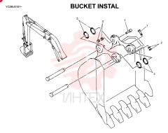Схема (SK330LC) - DYNAMIC ACERA EXCAVATOR ASN YC06U0101 (1/01-12/02)