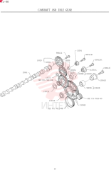 CAMSHAFT & IDLE GEAR