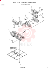INSTAL, CRAWLER TRACK 24100J10512F4