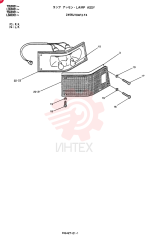 LIGHT,RH, 24V, 25W 2456U104F3