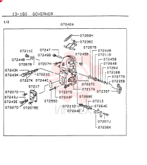 GOVERNOR ASSY,INJECTION PUMP,6D221,CTYJ1V000 CTYJ1Y111(9107.1-) VAME730780 (2)