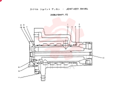 JOINT ASSY, SWIVEL, Remarks: CONSISTS OF THE FOLLOWING PARTS 2436U1044F1