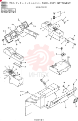 PANEL ASSY, INSTRUMENT 24100J17011F11