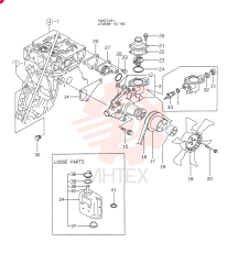 COOLING WATER SYSTEM(A) 4TNE88-YBC