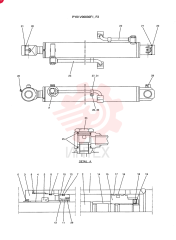 CYLINDER ASSY,BOOM PY01V00030F1,F2