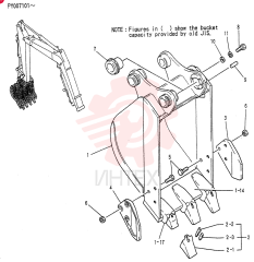 BUCKET ASSY, 0.08M3