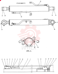 HYDRAULIC CYLINDER PY01V00017F1 (2)