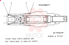 VALVE PRESSURE RELIE PH22V00001F1