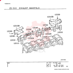 EXHAUST MANIFOLD VAME152481