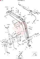 BOOM ASSY. 3. 7M, Serial Range: LE11001-12868
