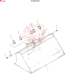 BUCKET ASSY,FINISHING 24100P3173F1