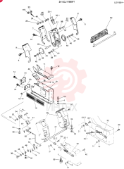 Схема (SK60) - EXCAVATOR ASN LE11001 (1/91-12/03) 24100J11989F1 (2)