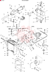 Схема (SK60) - EXCAVATOR ASN LE11001 (1/91-12/03) 24100J12025F1