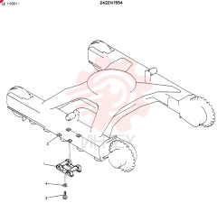 Схема (SK60) - EXCAVATOR ASN LE11001 (1/91-12/03) 2422N1554