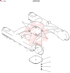 Схема (SK60) - EXCAVATOR ASN LE11001 (1/91-12/03) 2422P1294