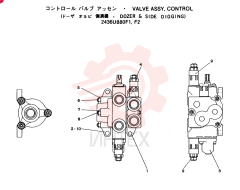 VALVE ASSY, CONTROL, CONSISTS OF THE FOLLOWING PARTS 2436U880F1
