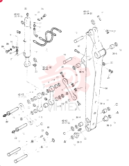Схема (SK60) - MARK IV EXCAVATOR BTW LE17596 - LE17700 (1/95-12/03) 24100J14580F4