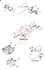 HANGER, ENGINE , FRT. VI8943797140