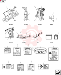Схема (SK70SR-2) - SHORT RADIUS EXCAVATOR ASN YT06-18001 (10/10-1/13) YT22T00140F1 (2)