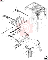 Схема (SK70SR-2) - SHORT RADIUS EXCAVATOR ASN YT06-18001 (10/10-1/13) YT02C00091F1