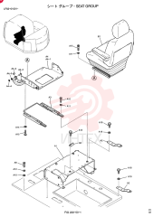 SEAT ASSY. YT25M00026F1