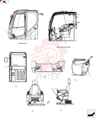 Схема (SK80CS-2) - CENTER SWING EXCAVATOR ASN LF06-04501 (7/02-9/08) YT22T00156F1 (1)