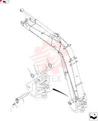 Схема (SK80CS-2) - CENTER SWING EXCAVATOR ASN LF06-04501 (7/02-9/08) LF02B00004F1