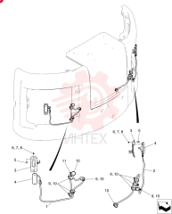 Схема (SK80CS-2) - CENTER SWING EXCAVATOR ASN LF06-04501 [NON PRODUCTION] (10/10-1/13) YT80E00015F1