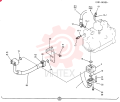 HYDRAULIC HOSE LV30H01001D4 (2)
