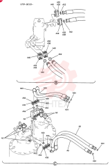 Hydraulic Lines, Upper, See Figure 02-22 LV03H00043F1 (2)