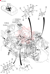 Hydraulic Lines, Upper, See Figure 02-22 LV03H00043F1 (1)