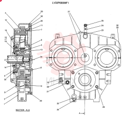 Power Divider Assembly; Incls. Ref. 1-34