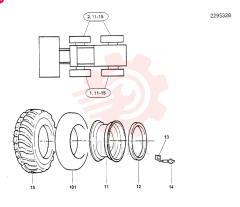 WHEEL AND TIRE 2295328