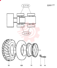 WHEEL AND TIRE 2295177