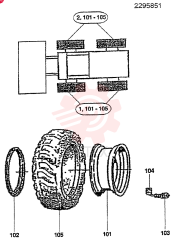WHEEL ASSY 4514270