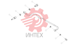 Масляный патрубок двигателя (Cummins B3.3TAA) 00C4205 000