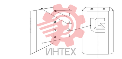 Противовес передний 45E1554_001_00