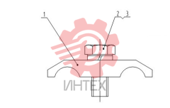 Узел зажима трубы 09K0017 001