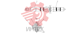 Вал рулевой 44C0023 001