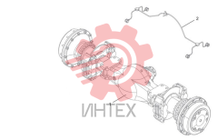 Мост задний в сборе 01E0376X0_000_00