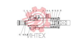 Цилиндр правый рулевого управления 10C0030