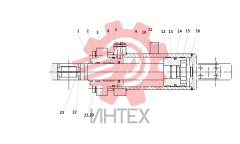 Цилиндр правый рулевого управления 10C0030 000