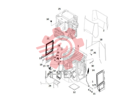 Комплектующие кабины 47C2560_000_00