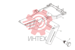 Подлокотник правый в сборе 47C2490_000_00