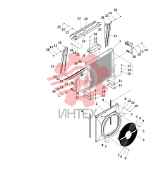 Радиатор с комплектующими 40C5752_001_00