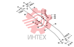 Устройство вспомогательное рабочего трубопровода 11E0933(B)